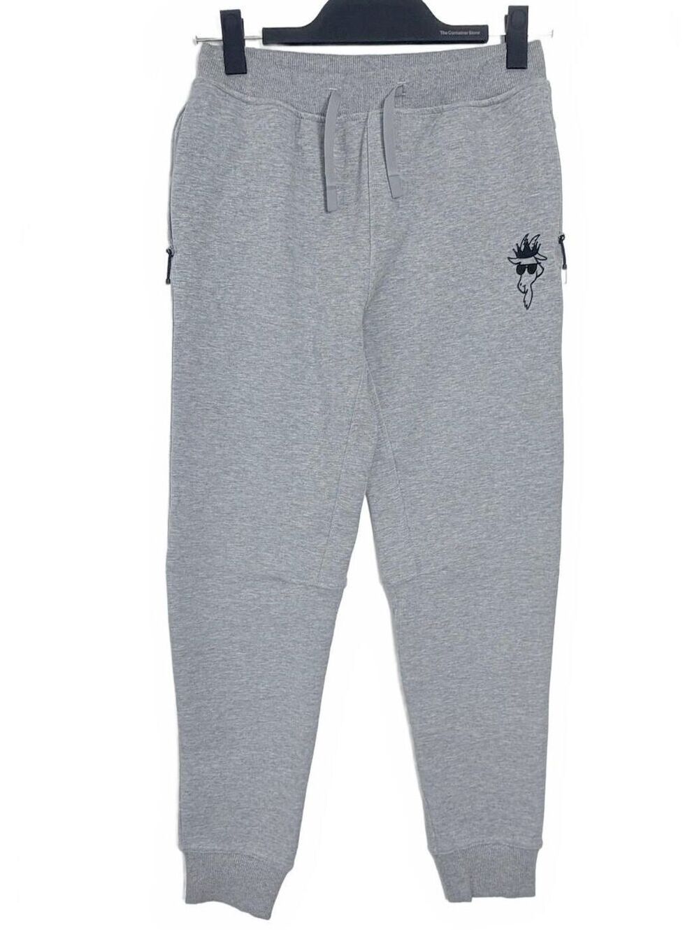 GOAT USA OG Performance Jogger Sweatpants Heather Gray Size Large (10-12)
